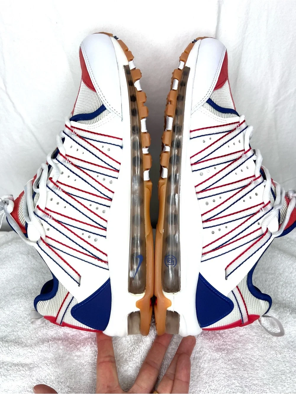 Nike Zoom Haven 97 CLOT White Royal Red Sneakers Men's Size 10.5 AO2134-101 NWOB